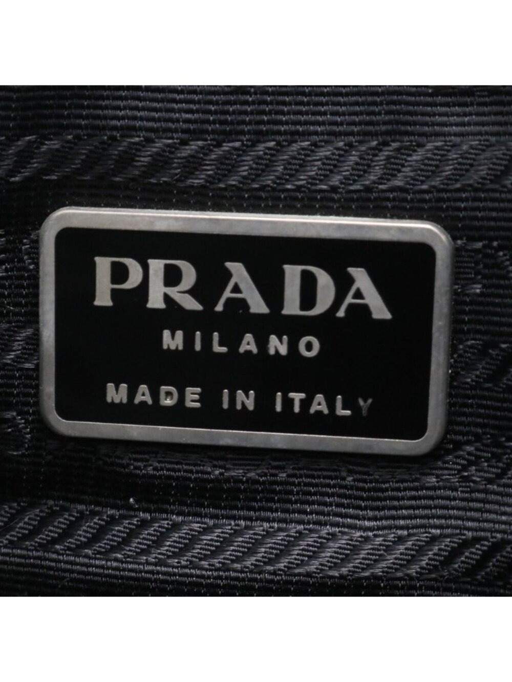 ★SOLD★ Prada Tessuto Nylon Triangle Logo Leather Shoulder Bag Crossbody - Picture 11 of 11